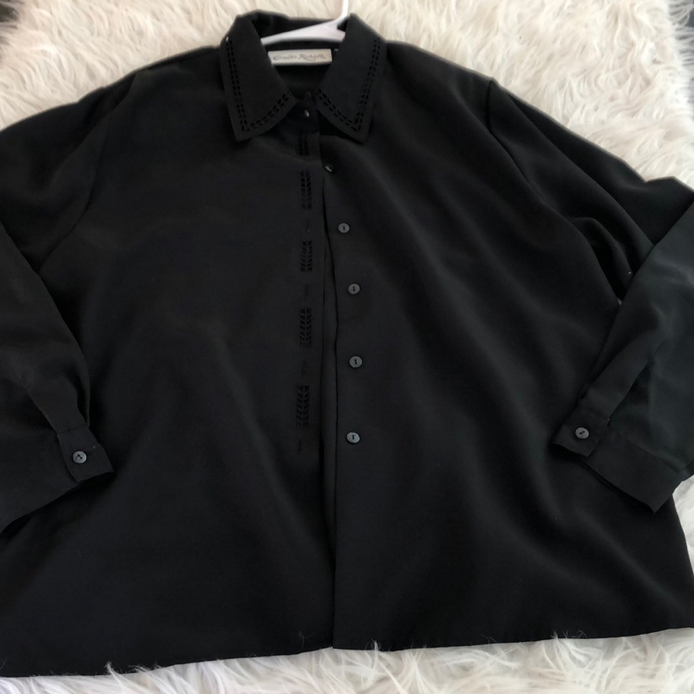 Black Vintage Blouse